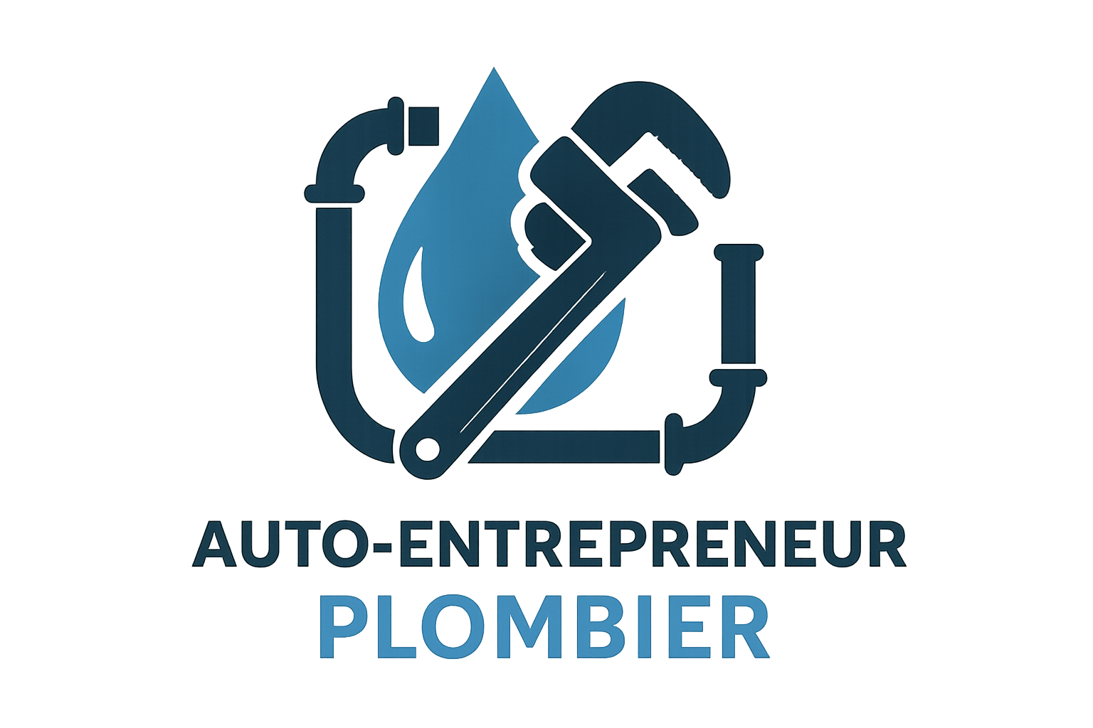Logo d'un auto-entrepreneur en plomberie