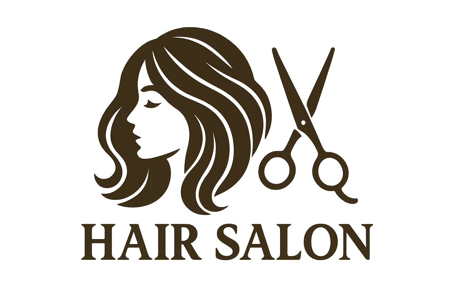 Logo d'un salon de coiffure
